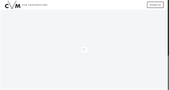 Desktop Screenshot of cvmconstructioncorp.com